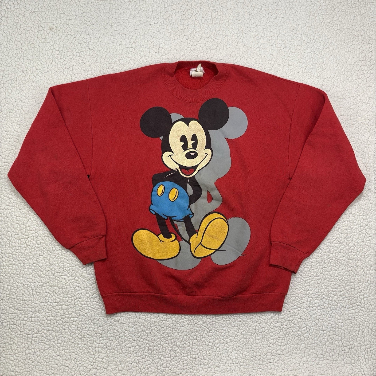 Vintage Mickey  Co Mickey Mouse Crewneck Sweatshirt Size Xl 90s Made In Usa